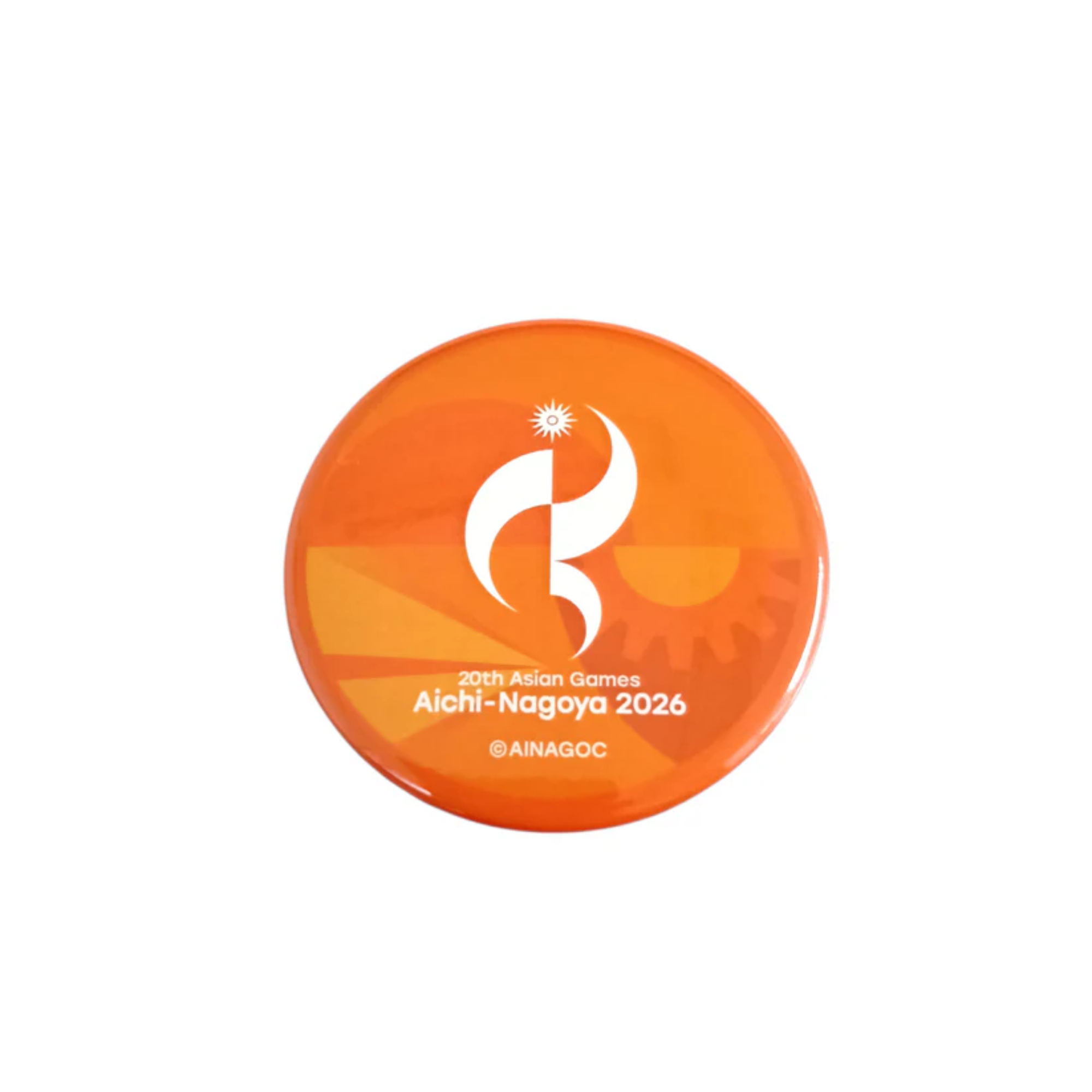20th Asian Games Can Badge With Emblem