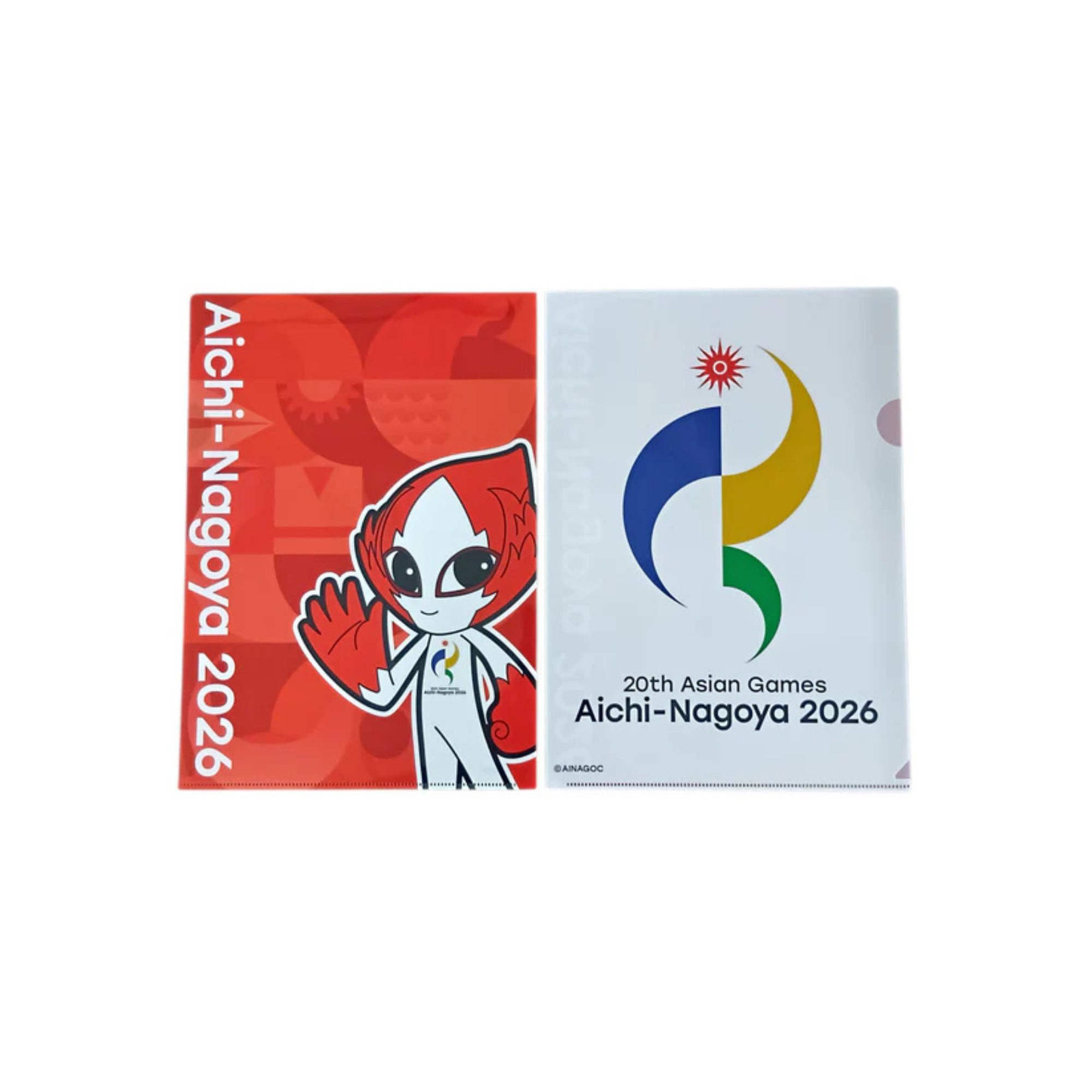 20th Asian Games Clear File With Emblem And Mascot